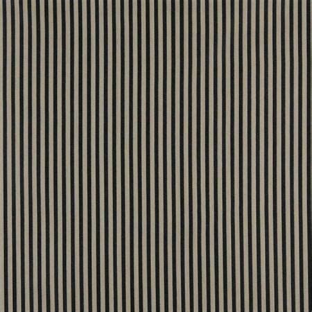 Designer Fabrics In Wide Navy And Beige Thin Striped Jacquard