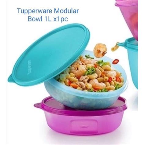 Tupperware Modular Bowl 600ml 1L 1 5L Shopee Malaysia