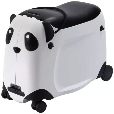 Купить Чемодан Panda полипропилен 20 л белый, черный в Алматы – Магазин ...