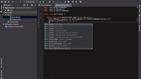 Getting User Input In Java Using BufferedReader Class Intellij 2019