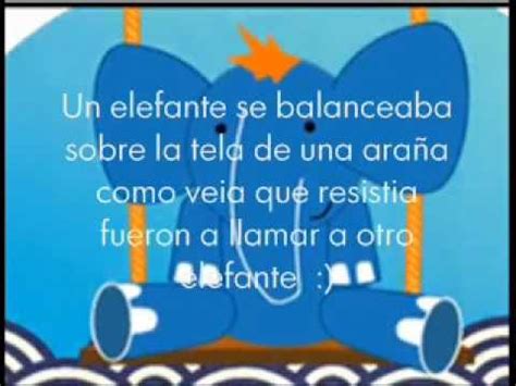 Un Elefante Se Balanceaba Canciones Infantiles YouTube