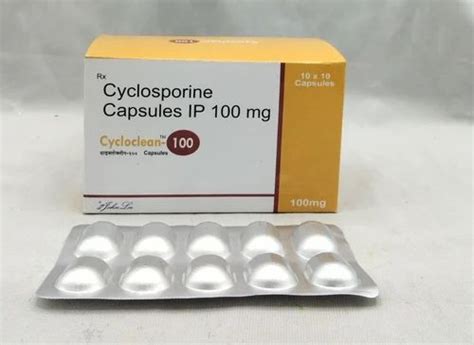 Cyclosporine Capsules Tablet IP 100 Mg At Rs 12745 Box In Chandigarh