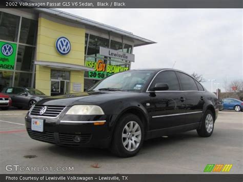 Black 2002 Volkswagen Passat Gls V6 Sedan Black Interior Vehicle Archive