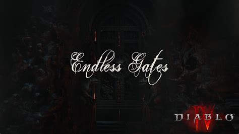 Diablo 4 Endless Gates YouTube