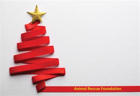 Christmas Cards - Christmas Tree - Animal Rescue Foundation