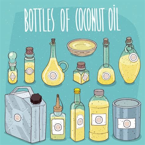 Coconut Oil Clip Art Illustrations Royalty Free Vector Graphics And Clip