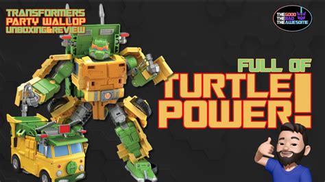 Transformers X Teenage Mutant Ninja Turtles Party Wallop Review