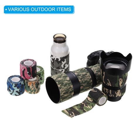 In X Ft Camo Tape Wrap Rolls Self Adhesive Camouflage Tape