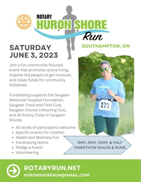 Southampton Set For Huron Shore Run On Saturday June Rd Shoreline