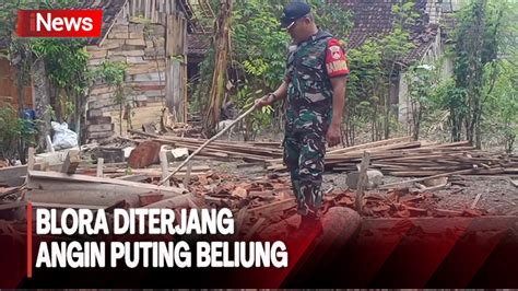 Rumah Warga Di Belitung Timur Porak Poranda Diterpa Angin Puting Beliung