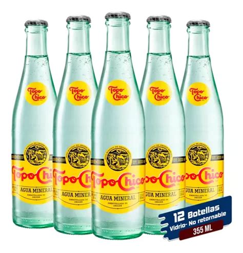 Agua Mineral Topo Chico Ml De Vidrio Pack Meses Sin Inter S