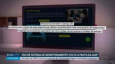 Boa Noite Paran Uso De Sistema De Monitoramento De Celulares Volta A