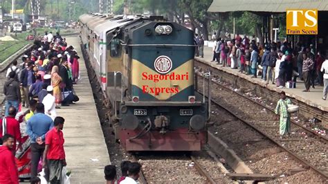 Crowed Rajshahi Khulna Intercity Sagordari Express Train Od Bangladesh