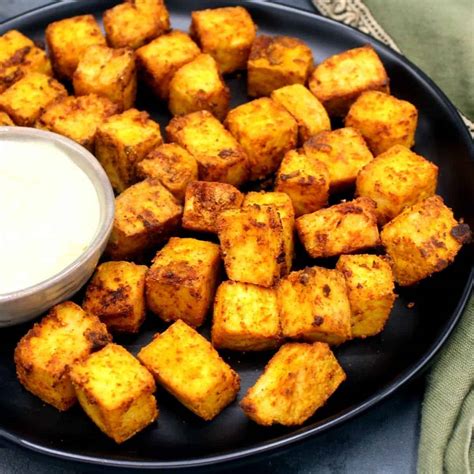 Crispy Air Fryer Tofu - Holy Cow!