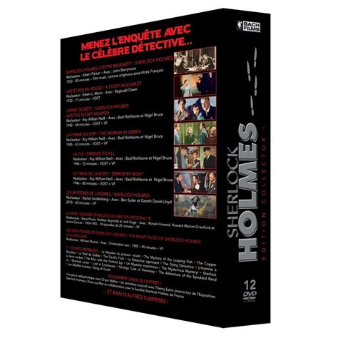 Coffret Sherlock Holmes Edition Collector Dvd