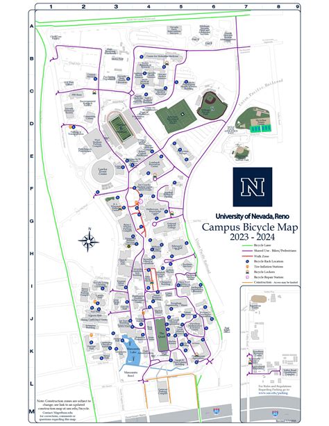 Parking Maps | Parking Services | University of Nevada, Reno