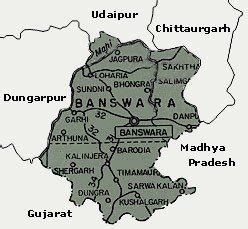 banswara Map | banswara Tourist Map | banswara Travelling Map | banswara Atlas | District Map of ...