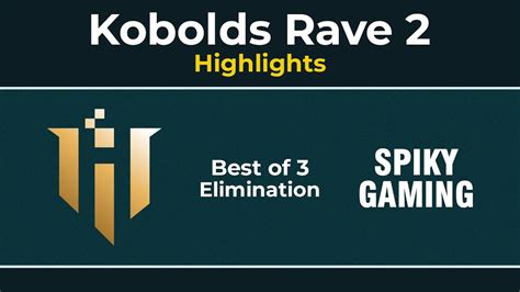 Ihc Vs Spiky Gaming Elimination Kobolds Rave Dota Highlights