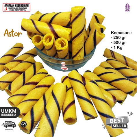 Astor Semprong Roll Kue Kering Astor Kiloan Dan Eceran Egg Roll