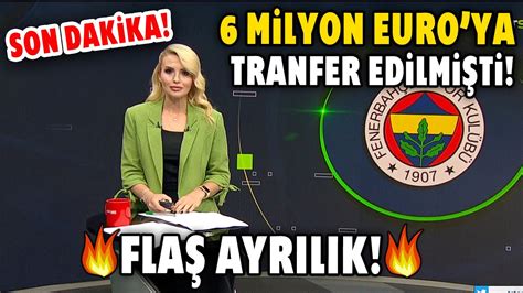 Son Dakika Fenerbahçe de İlk Ayrılık Resmen Gerçekleşti Büyük