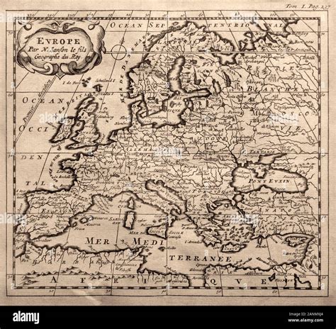 Vintage Mapa De Europa Fotos E Imágenes De Stock Alamy