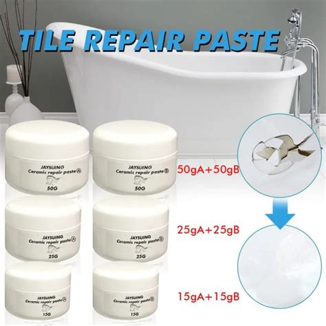 Pcs G Ceramic Paste Floor Tile Adhesive Tile Repair Agent Tub