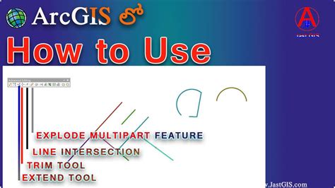 Extend Line And Trim Line And Line Intersection In Arcgisexplode