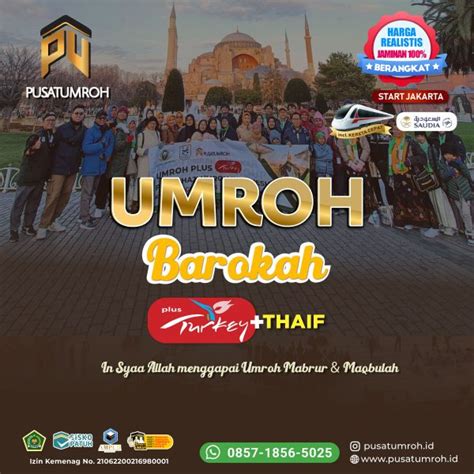 Paket Biaya Umroh Plus Turki Oktober Desember