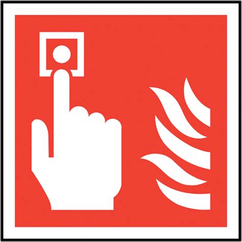 Fire Alarm Symbol Sign Fire Safety Morsafe Supplies Uk