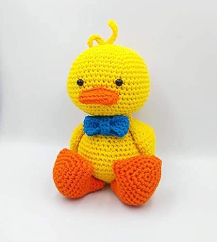 Patron Gratis Lindo Patito Llavero Amigirumi Crochetisimo Patrones