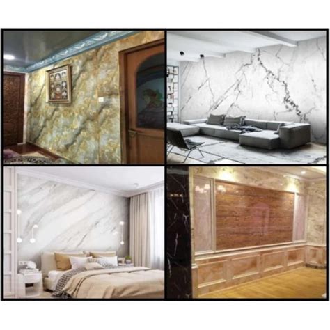 Jual Pvc Marmer Upvc Marble Hiasan Dinding Wall Panel Beren Bergama