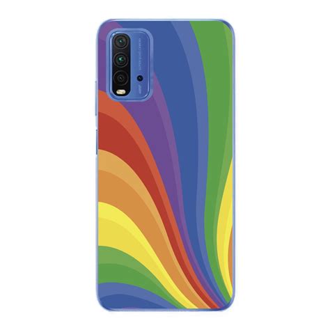 Capa Case Capinha Xiaomi Redmi 9T Arco Iris Linhas Submarino