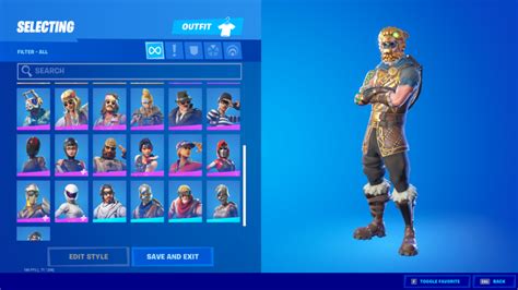 SOLD 35 Skins Full Access OG Black Knight S2 BP Stw Included