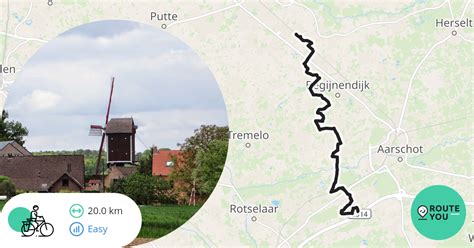 Heist Moedermolen Gelrode Km Recreatieve Fietsroute Routeyou