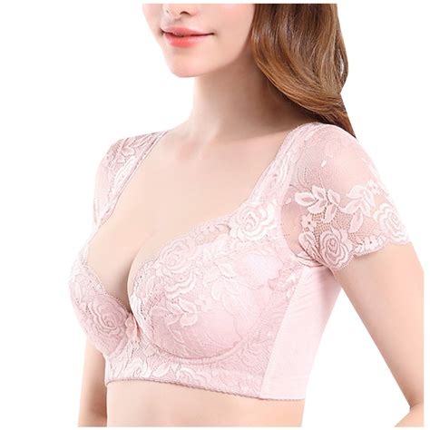 Ganfancp Women S Full Coverage Bras Sexy Lace Bras For Women Backless Bra Minimizer Bras