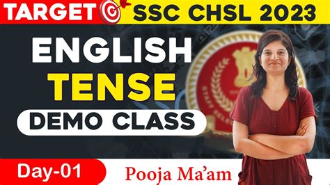 Ssc Chsl English Tense Demo Class Day By Pooja Ma Am Ssc Chsl