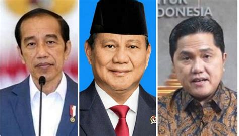 Jokowi Prabowo Erick Thohir Hingga Sri Mulyani Masuk Daftar Tokoh