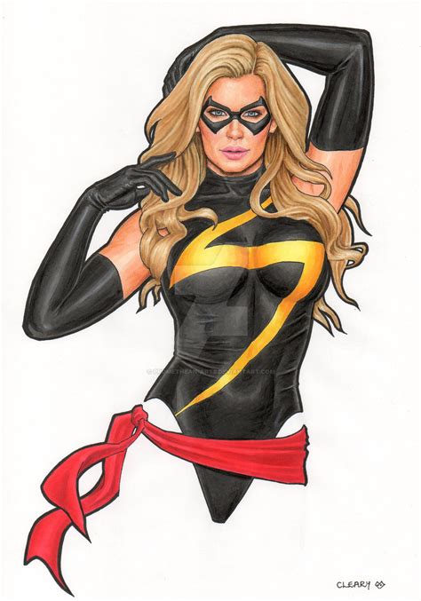 Ms Marvel Captain Marvel Carol Danvers By Promethean Arts On Deviantart