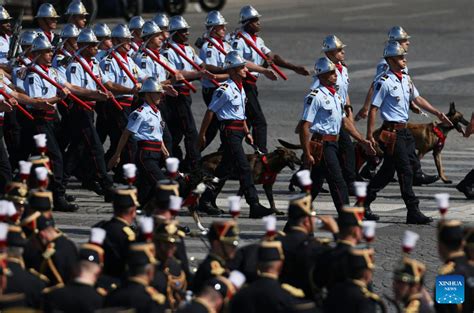 Annual Bastille Day Military Parade Held In Paris Peoples Daily Online