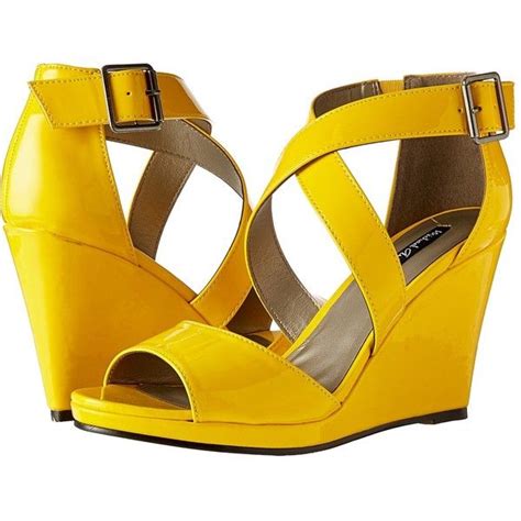 Michael Antonio Amis Yellow Womens Wedge Shoes 49 Liked On