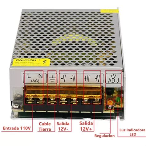 comprar Fuente Conmutada De Alimentación 12v 10a 120w 110 220v