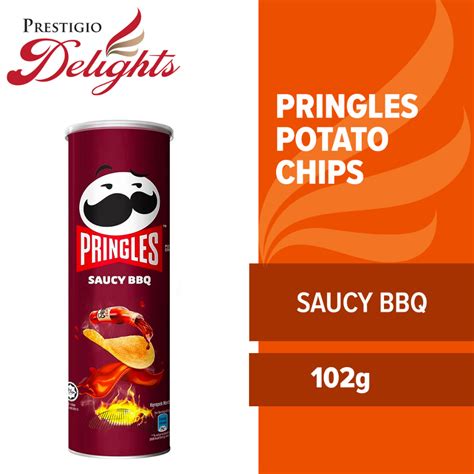 Pringles Saucy Bbq Potato Chips G Shopee Malaysia