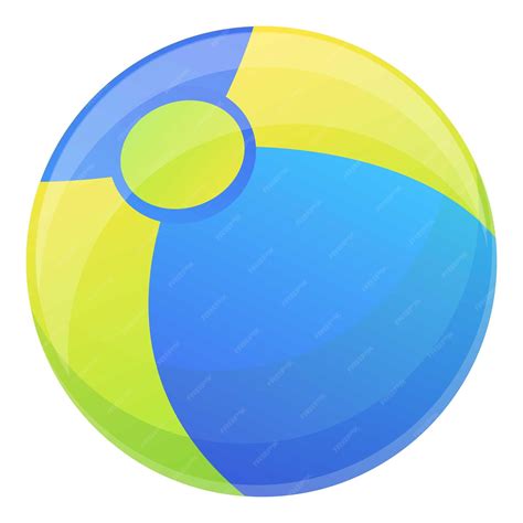 Premium Vector Beach Ball Icon Cartoon Of Beach Ball Vector Icon For Web Design Isolated On