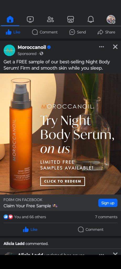 Possible Free Moroccanoil Night Body Serum Sample Freebie Alley