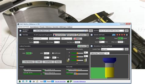 Advanced Cnc Speed And Feed Machinist Calculator Hsmadvisor