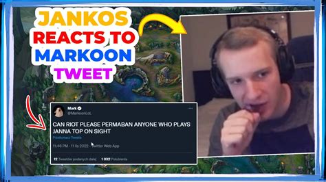 G2 Jankos Reacts To Markoon Tweet 🤔 Youtube