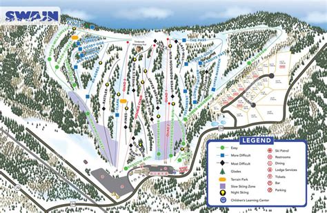 Swain Resort Trail Map | SkiCentral.com