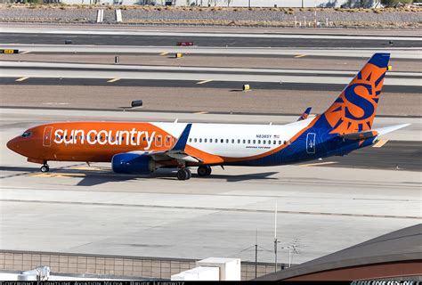 Boeing 737 8kn Sun Country Airlines Aviation Photo 6939285