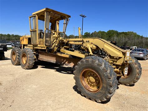 1976 Cat 120g Motor Grader Jm Wood Auction Company Inc