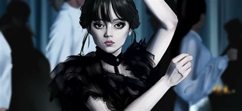 2778x1284 Wednesday Addams Dance Art 2778x1284 Resolution Wallpaper, HD ...